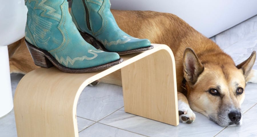 Sustainably made toilet foot stools and International Day of Zero Waste