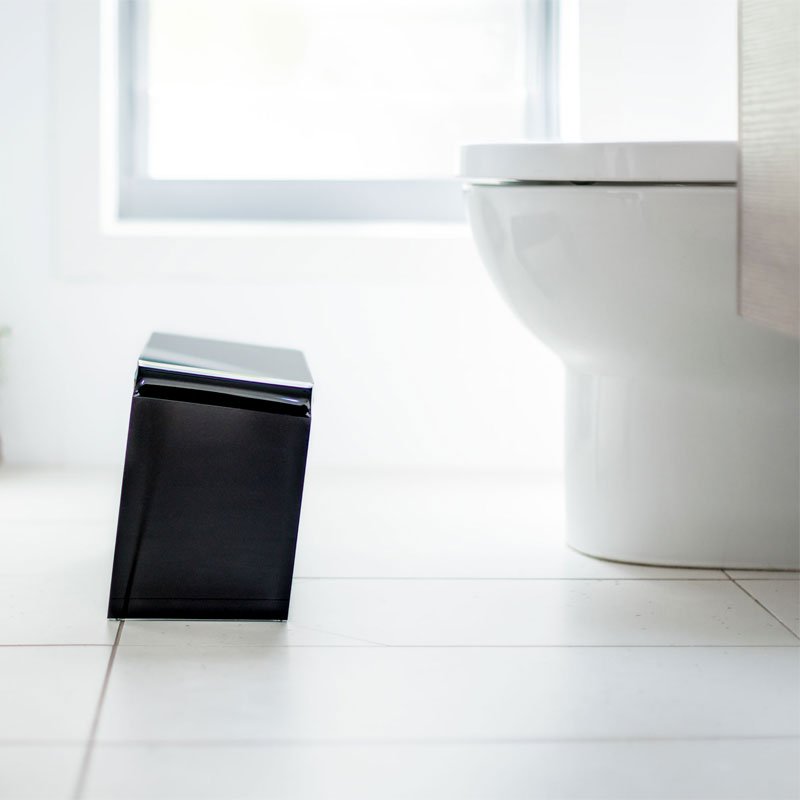 Acrylic Black toilet step stool