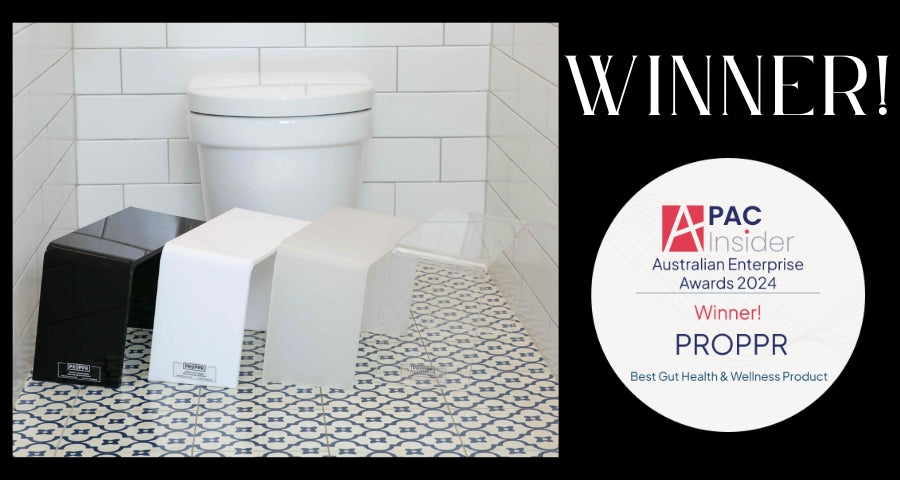proppr toilet stool APAC winner best gut health product