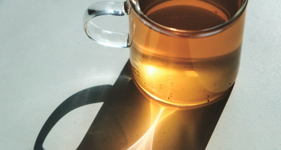 cup of proppr tea for digestion and post holiday indulgences