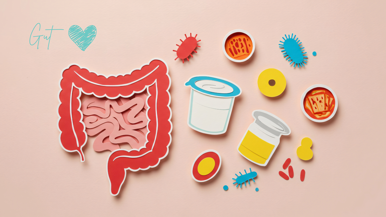 Tribiotics - the process in your digestive system bringing together prebiotics, probiotics and postbiotics